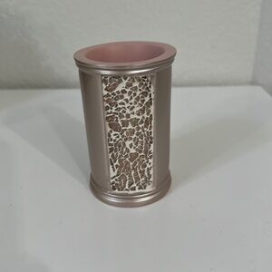 Sinatra blush pink tumbler toothbrush holder New